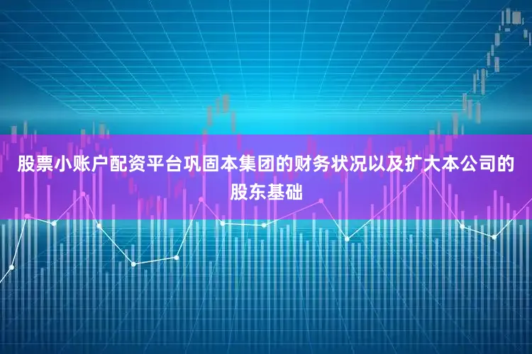 股票小账户配资平台巩固本集团的财务状况以及扩大本公司的股东基础