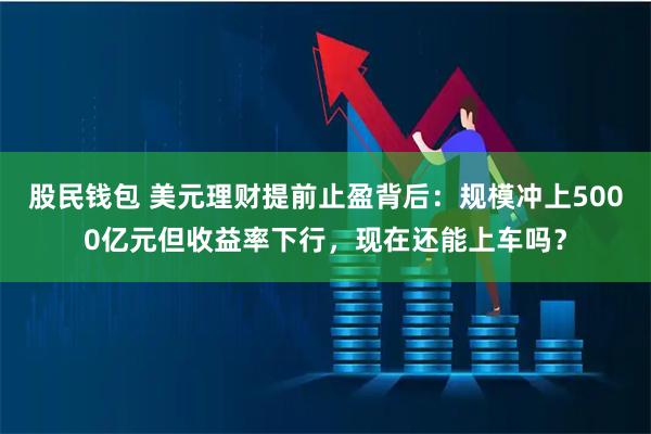 股民钱包 美元理财提前止盈背后:规模冲上5000亿元但收益率下行,现在还能上车吗?